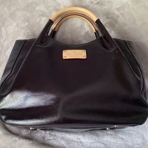 Black handbag